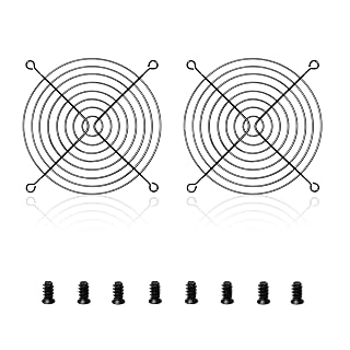2 PCS 120mm Fan Grill pc 120mm Fan Bracket Grill (Black) - Amazon product rated Grade B