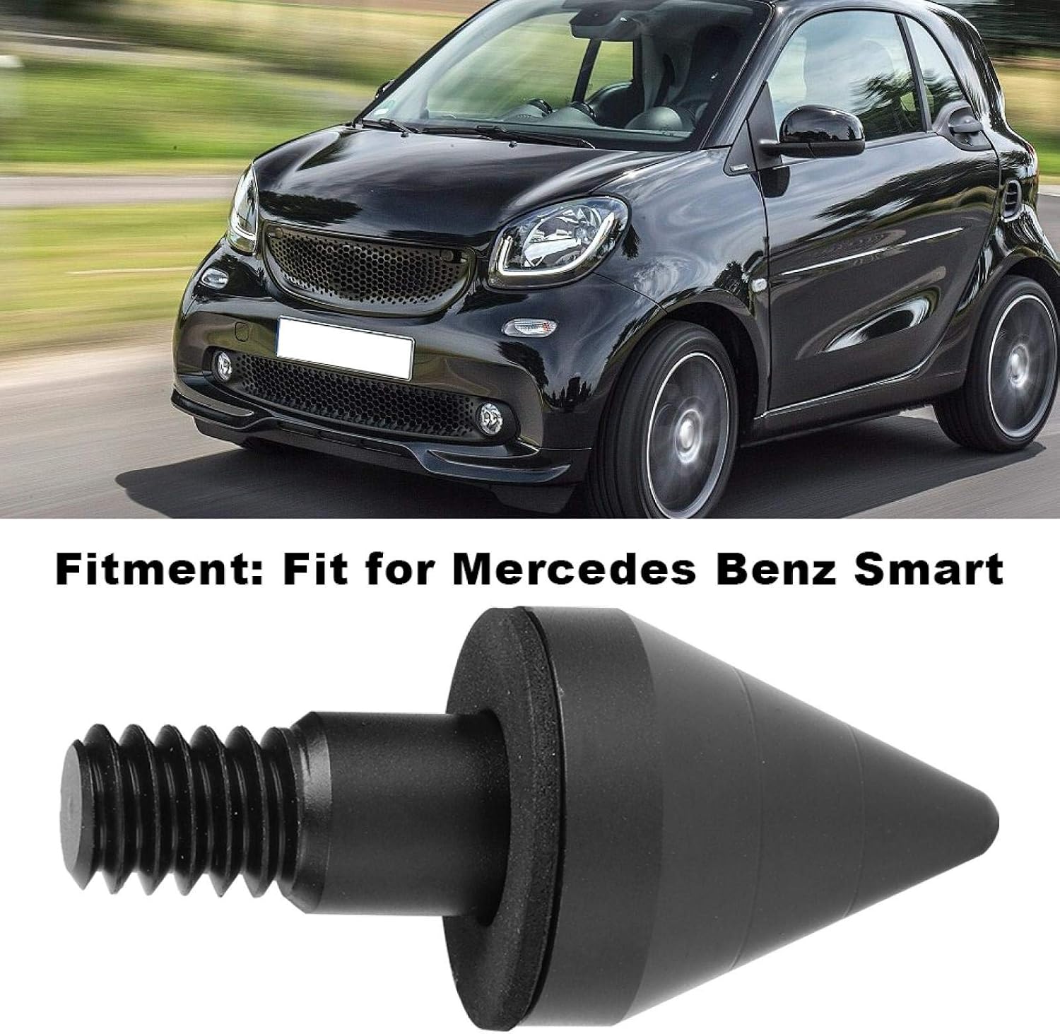 Rear bumper spike guard protector, anti collision round nail cover fit for smart car, exterior vehicle modification image 5