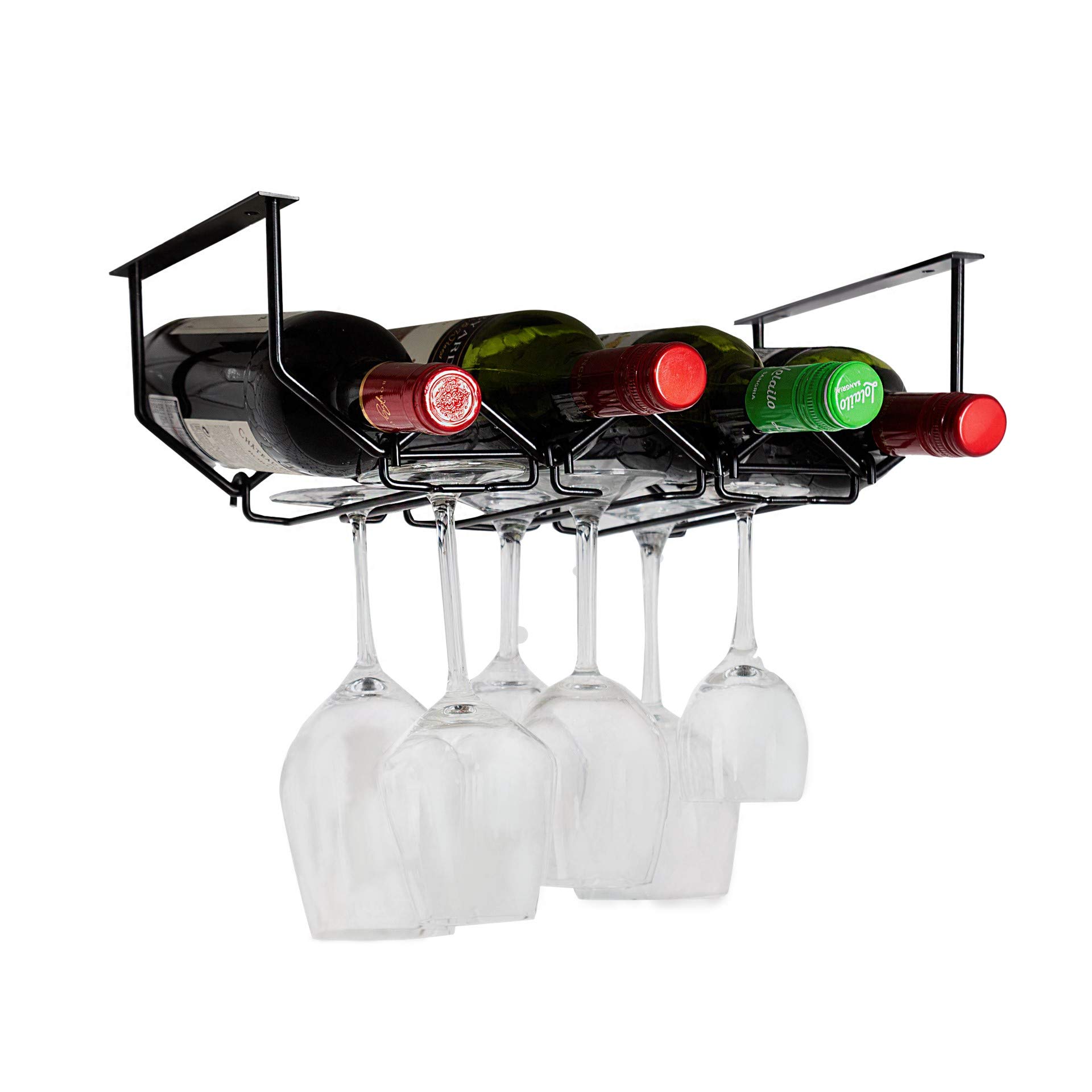 Buy Yennifer Wine Rack Under Wine Rack with Glass Holder