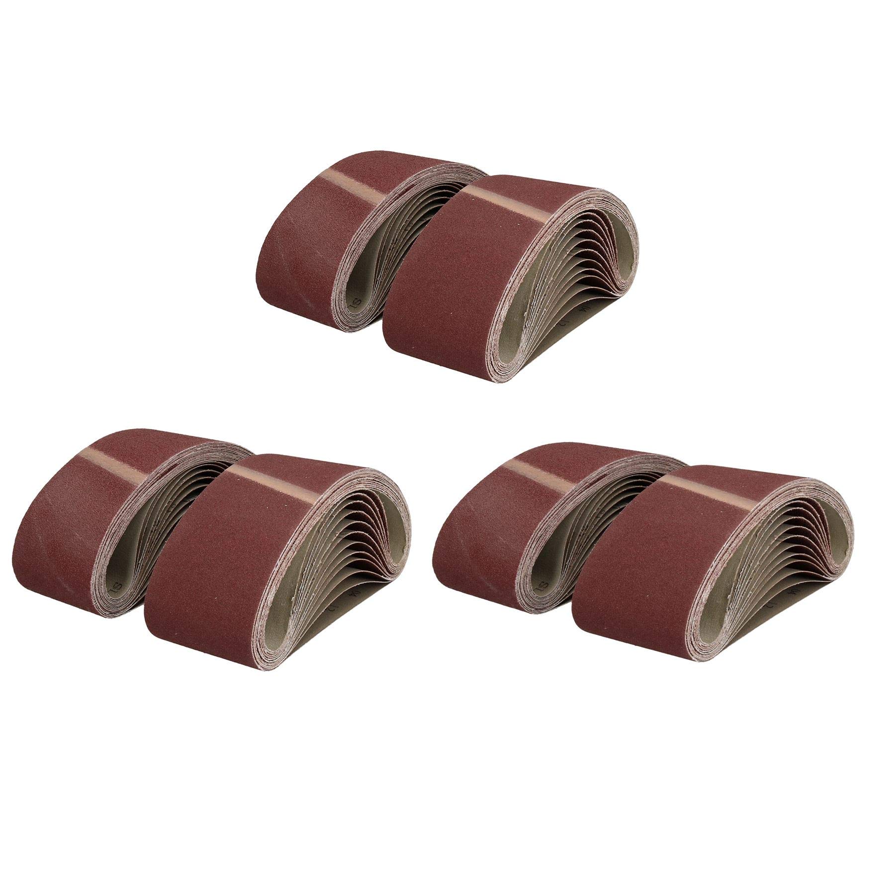 533mm x 75mm miscelato abrasiva di grana. Potenza file levigatrice nastro 75pk