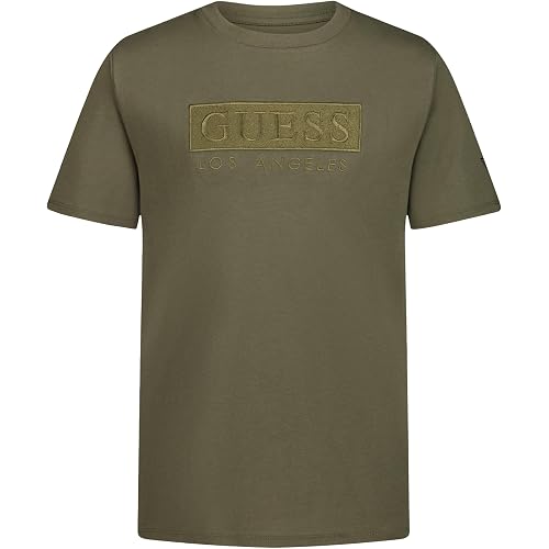 Guess Boys' Short Sleeve Logo Crewneck T-Shirt