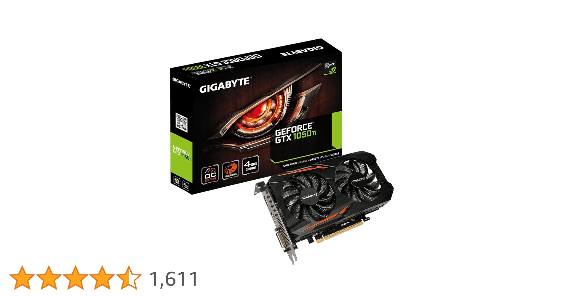 GIGABYTE GEFORCE GTX 1050Ti グラフィックボード Amazon | GeForce GTX1050Ti GDDR5 4GD LP | GIGABYTE
