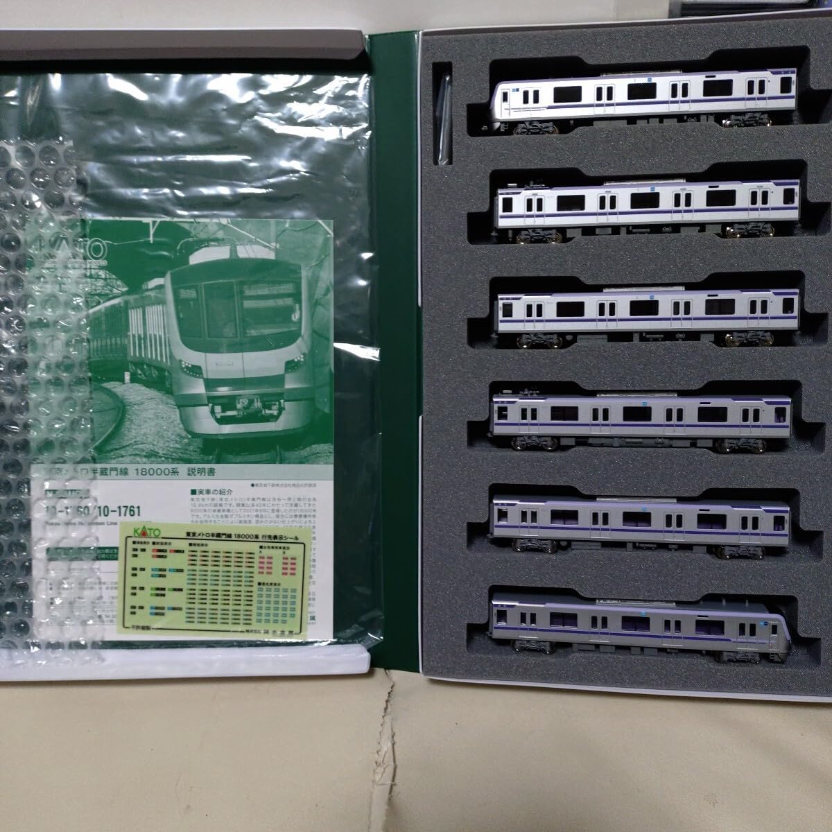KATO 東京メトロ半蔵門線 18000系 6両基本セット KATO鉄道模型