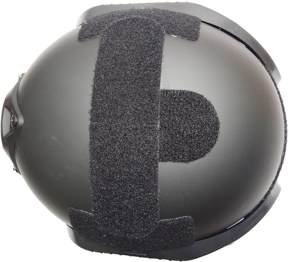 ATAIRSOFT PJ Type Tactical Airsoft Paintball MICH 2002 Helmet with Side Rail & NVG Mount Black : Sports & Outdoors