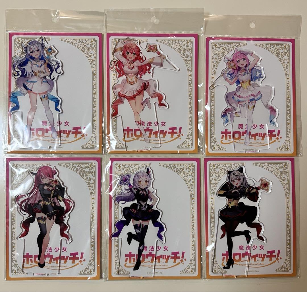 ホロライブ 魔法少女ホロウィッチ展 マルイ ジオラマアクリルスタンド 6点セット ホロライブ ジオラマアクリルスタンド 魔法少女ホロウィッチ