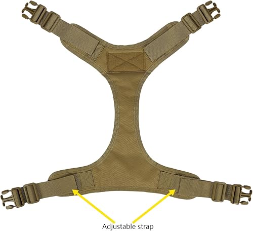 Miniatura 5 de IronSeals Arnés táctico de entrenamiento para perros Molle con asas