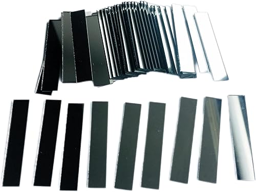 100 piezas de azulejos rectangulares de vidrio de 12 x 2 pulgadas para trabajos de manualidades, espejo de bola de discoteca, decoración del hogar disponible en Yaxa Venezuela