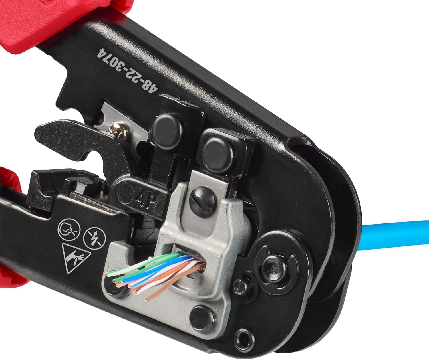 Milwaukee Electric - RATCHETING Pass-Through Crimper Stripper