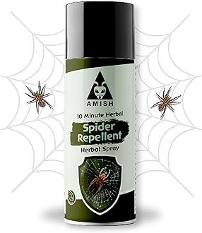 Amish Aerosol Spider Spray 200 ML Pack of 1 Spider Organic Liquid Use For Home/Office 100% Effective In 10 Minutes Spider Repallent