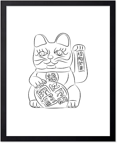 Miniatura 23 de Poster Master Póster de peonías – Estampado de flores retro – Ilustración floral – Ilustración en blanco y negro – Diseño de línea y abstracto –