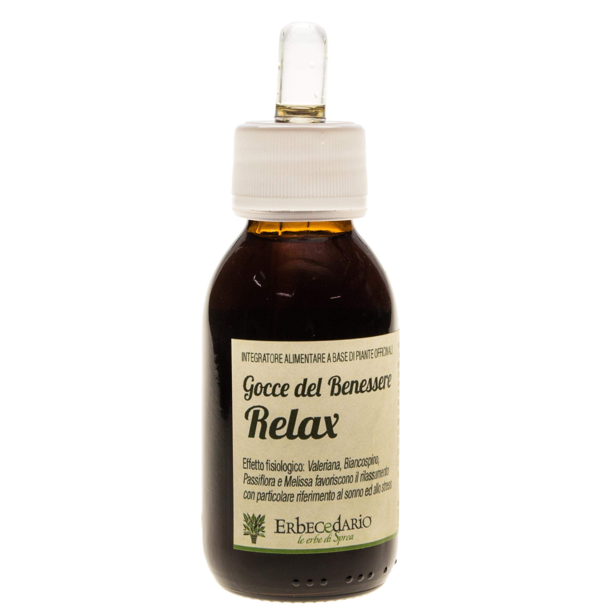 Gocce Del Benessere Relax con Valeriana e Biancospino, Integratore per dormire meglio Calmante e Rilassante, Gocce per dormire contro Agitazione, Nervosismo e Stress - Flacone 100ml