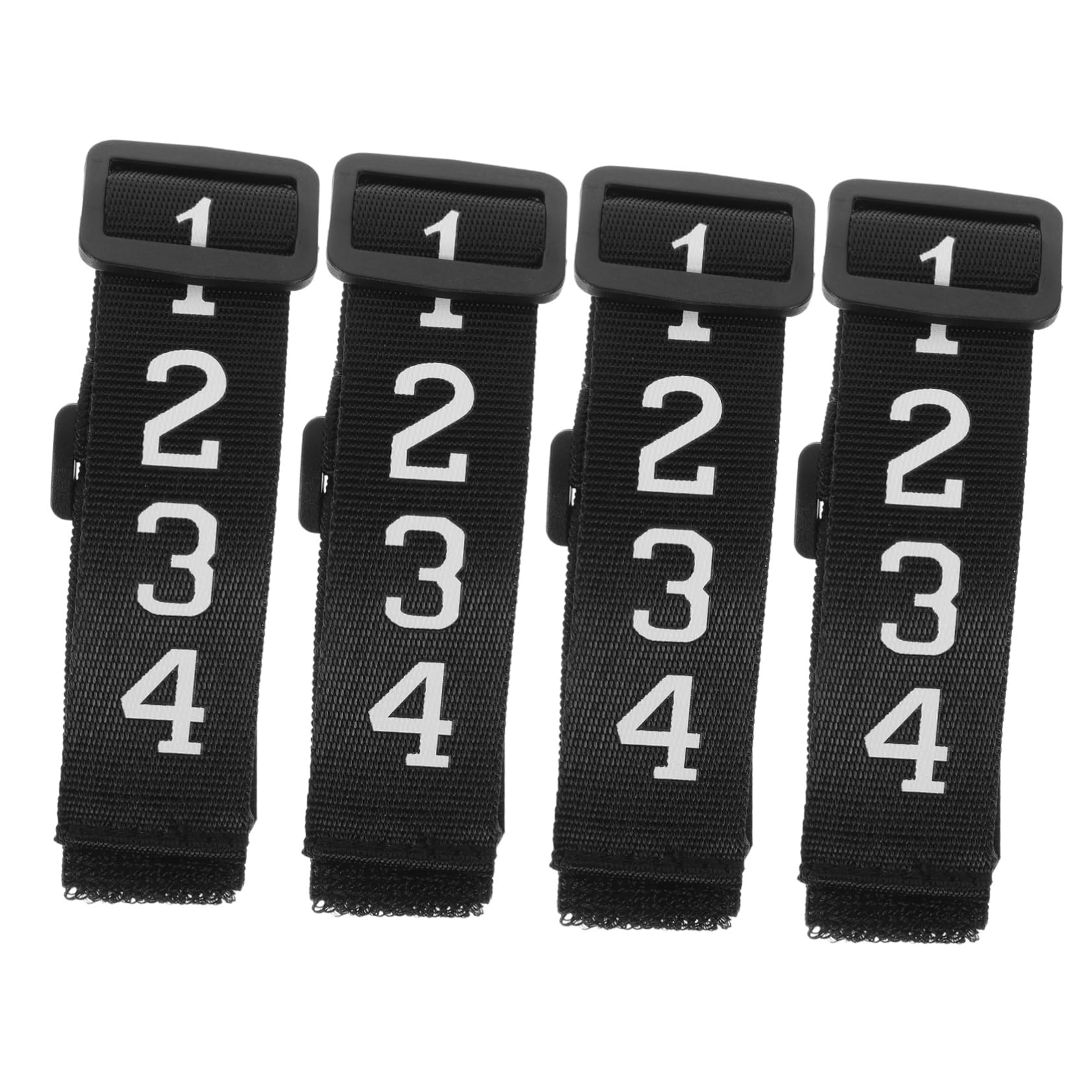 HANABASS 4pcs Football Referee Gear Wristband Numbered Down Indicator Comfortable Durable Referee Accessories for Football Officials