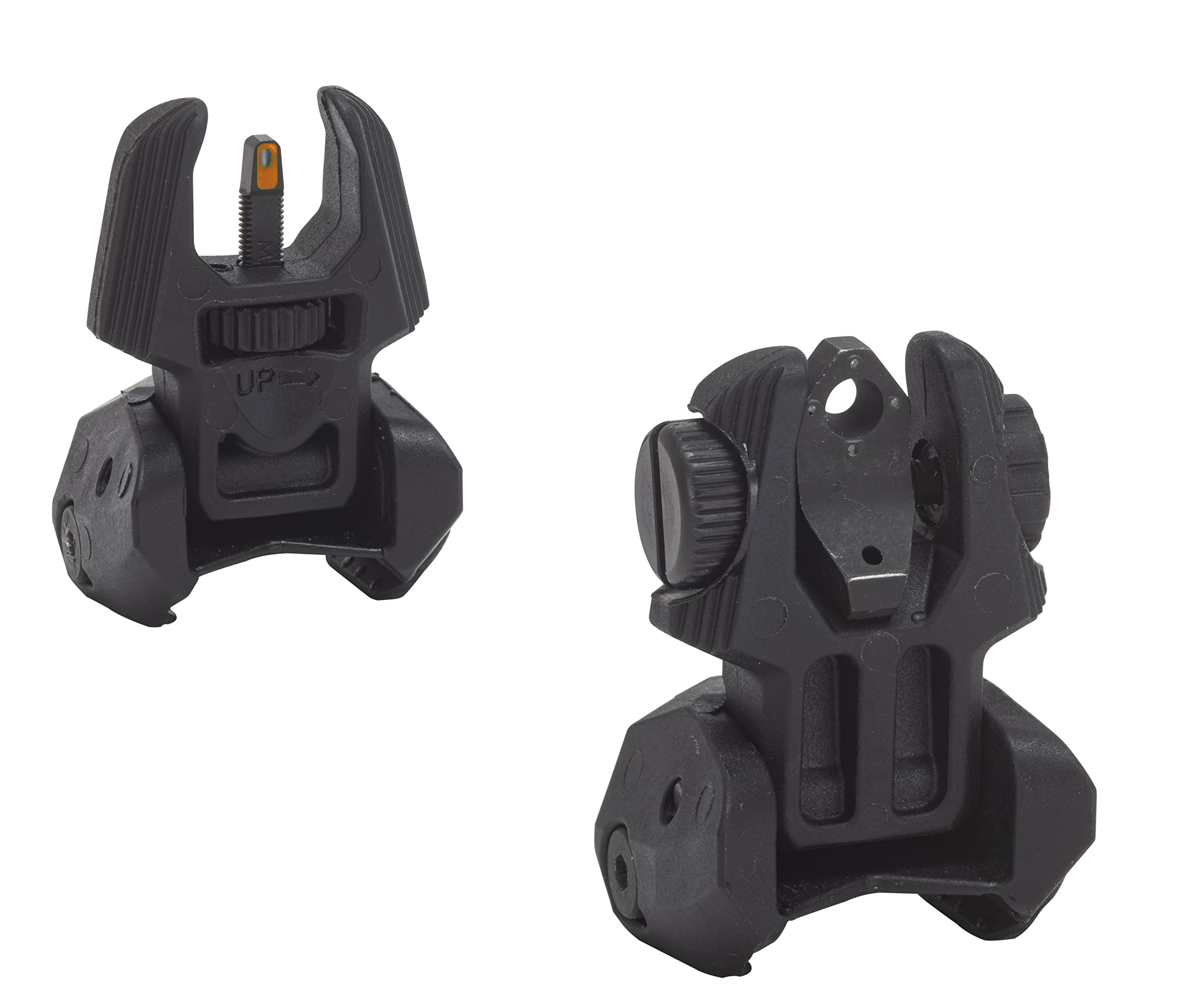 MeprolightFRBS flip up tritium Sights 2 or 4 Dot Rear / 1 Dot Front with Extremely Bright Orange phosphoric Ring, Green tritium Glow on Front and Rear Night Sights