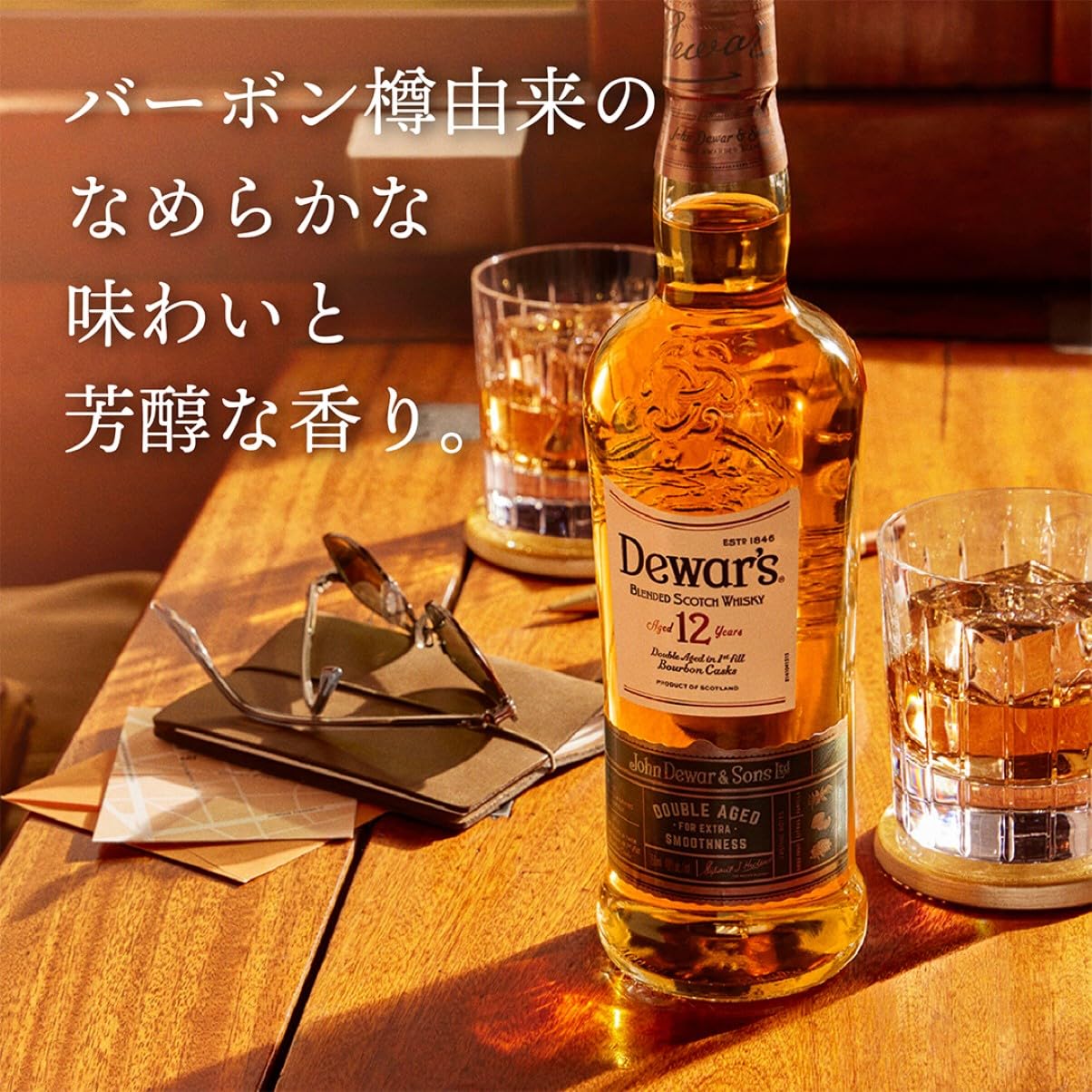 Amazon.co.jp: 【デュワーズ15年ミニボトル(50ml)付】デュワーズ 12年