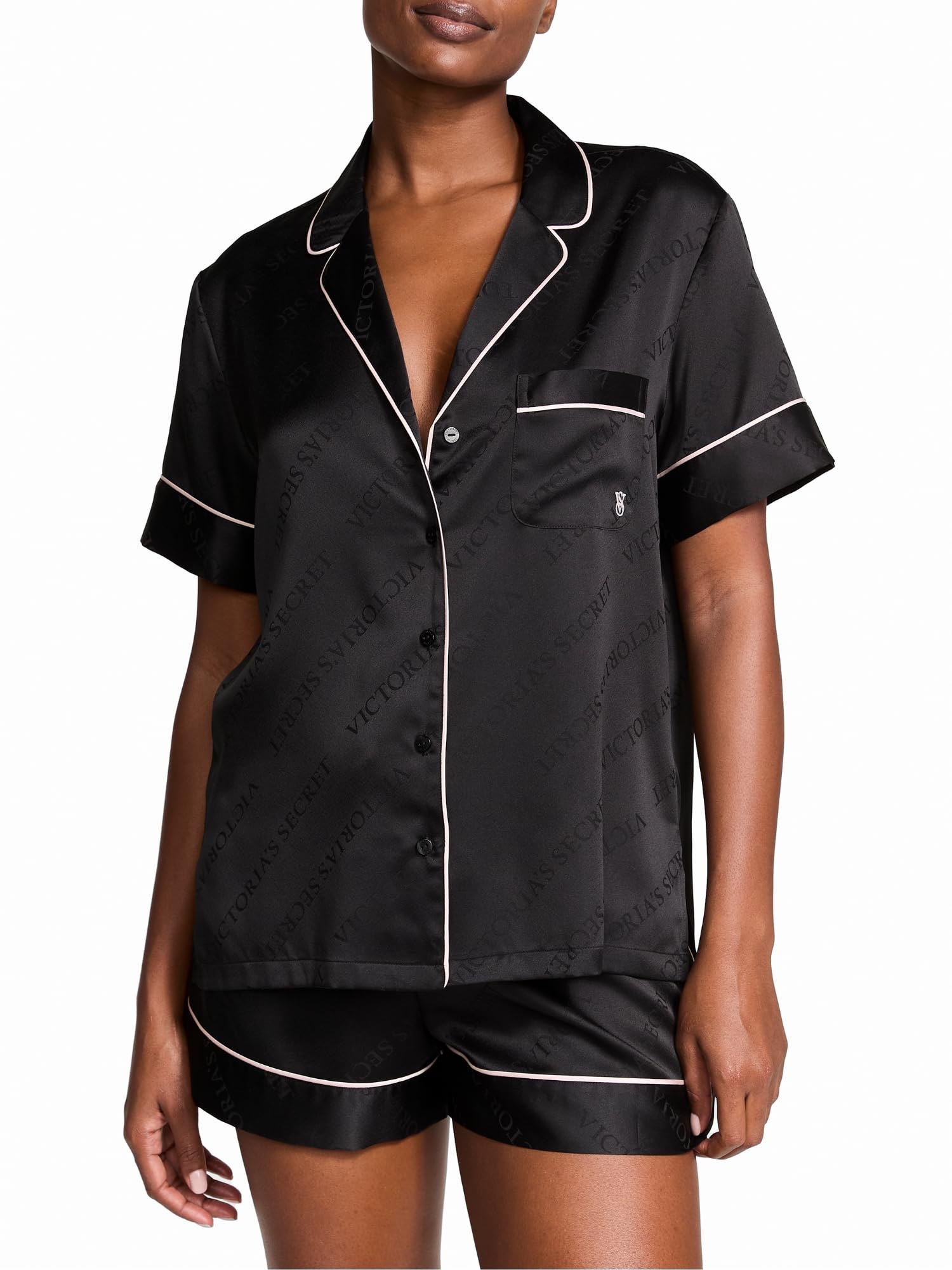Victoria's Secret Flannel Short Pajama Set, Women's Sleepwear (XS-XXL)