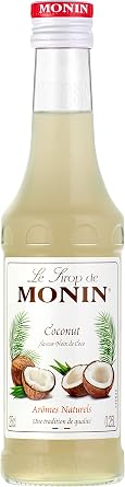 Monin Coconut Syrup, 250 ml Bottle