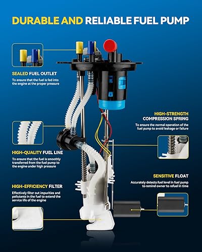 Miniatura 3 de PHILTOP Conjunto de bomba de combustible FG1263, compatible con Ford Ranger 2007-2011 XLT/XL/Sport/STX, FX4 2008-2009 - Kit de módulo de bomba de