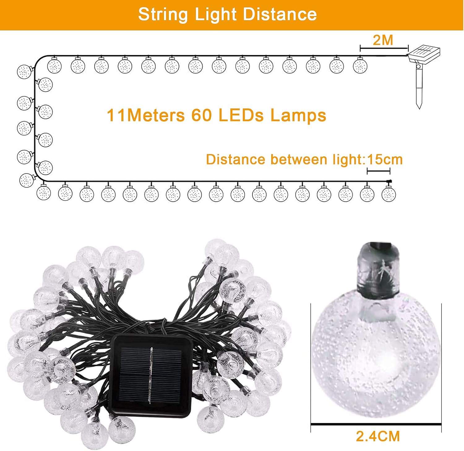 Auting Solar String Light Outdoor - Image 3