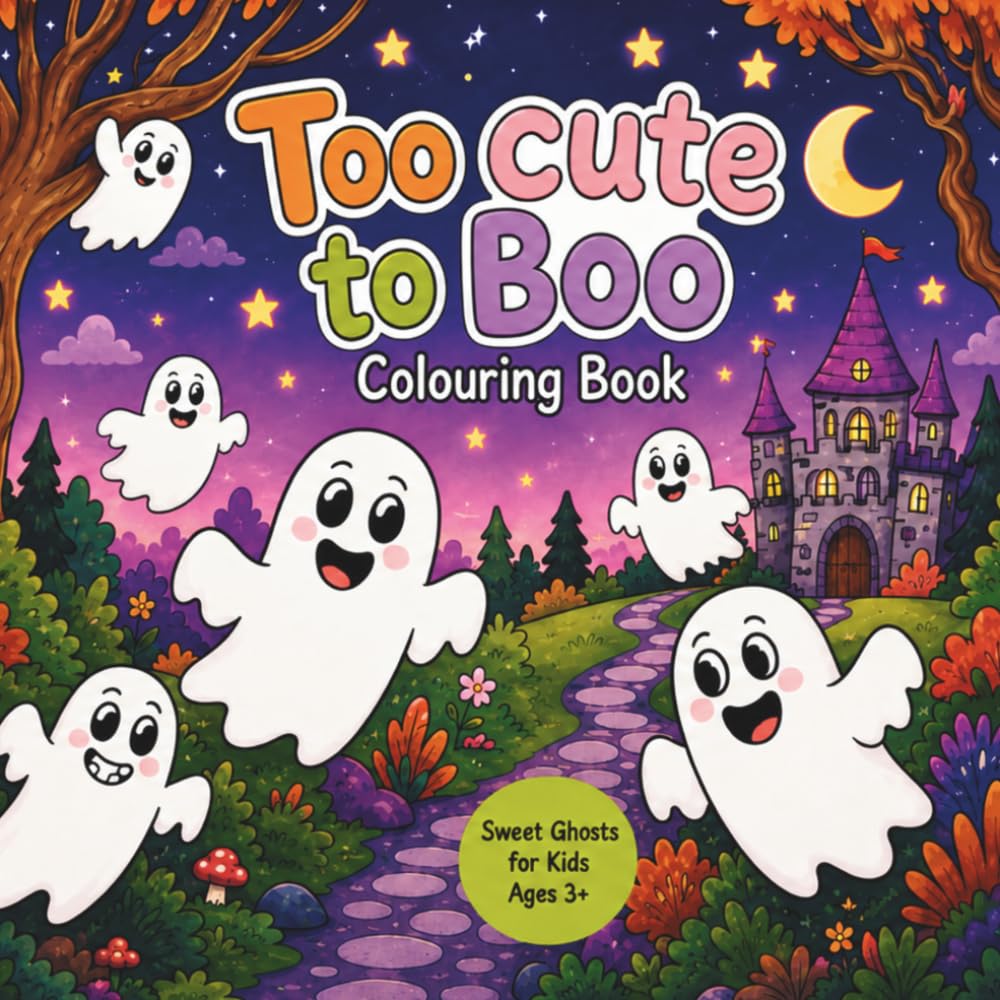 Too cute to Boo: Coloring Book