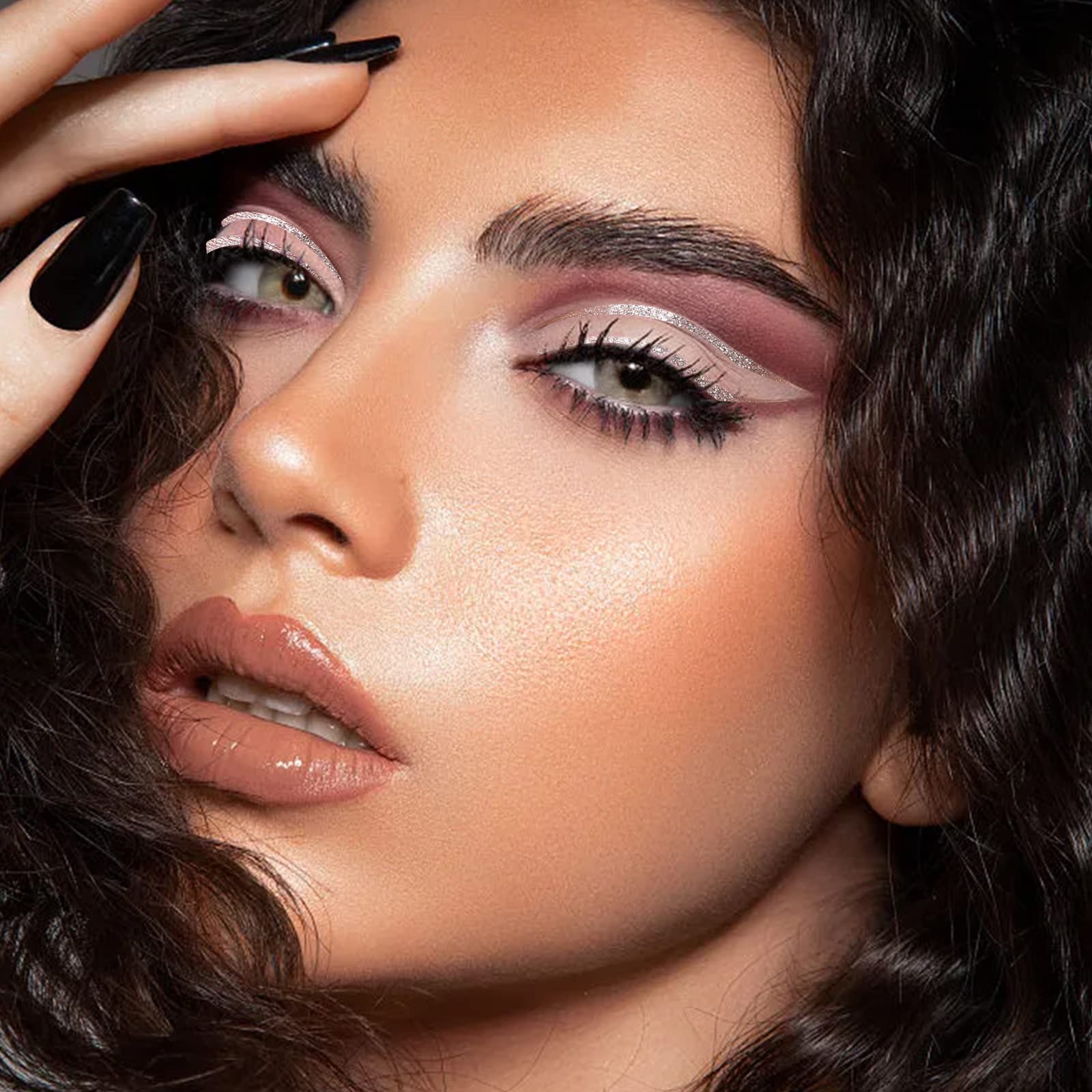 Amazon.co.jp: Boobeen カラフル グリッター アイライナー リキッド