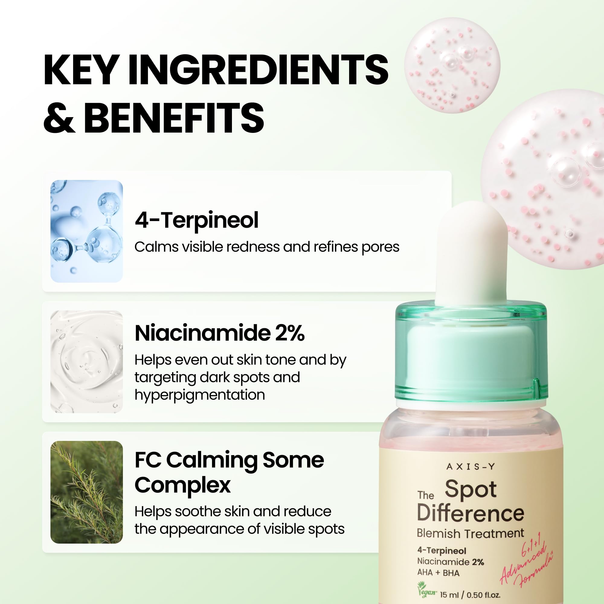 AXIS-Y Spot The Difference Blemish Treatment serum do skóry trądzikowej i skłonnej do niedoskonałości 15ml