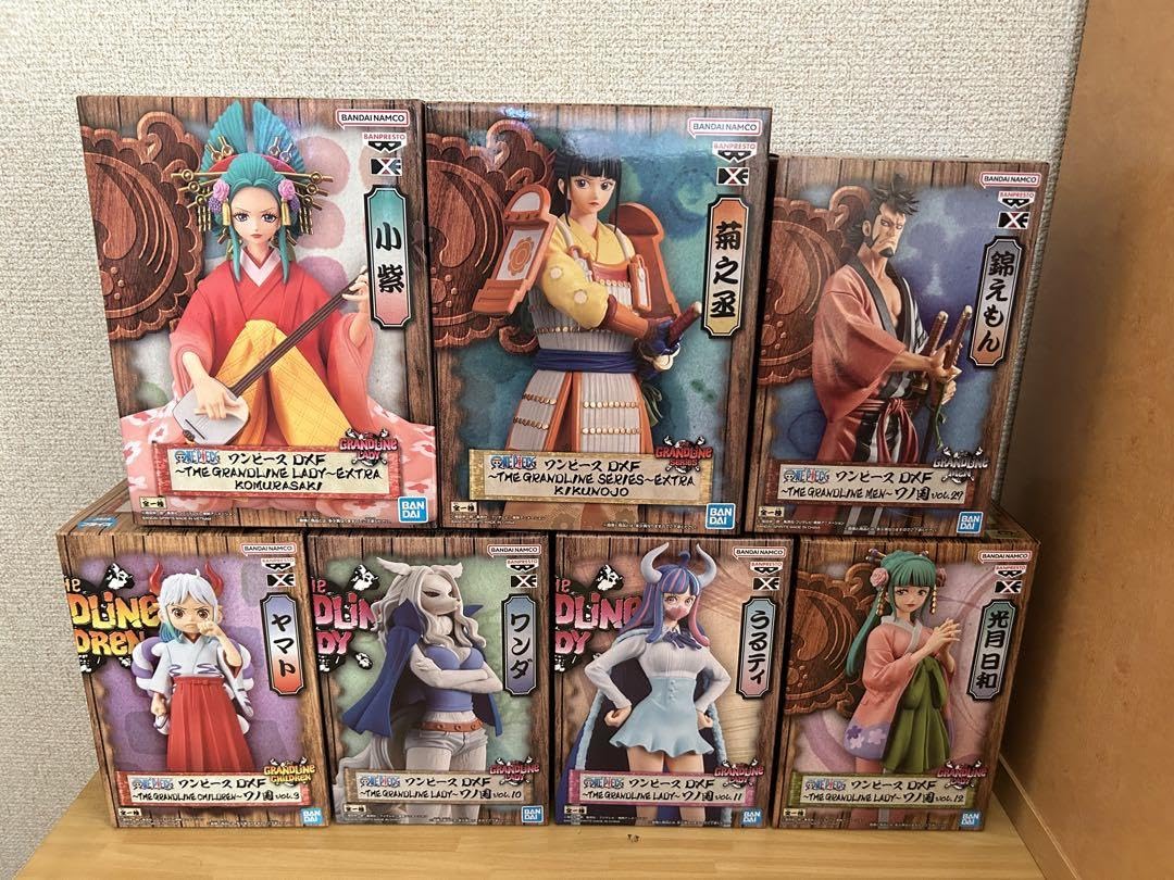 Amazon.co.jp: ワンピース フィギュア ワノ国 まとめ売り 6体セット  