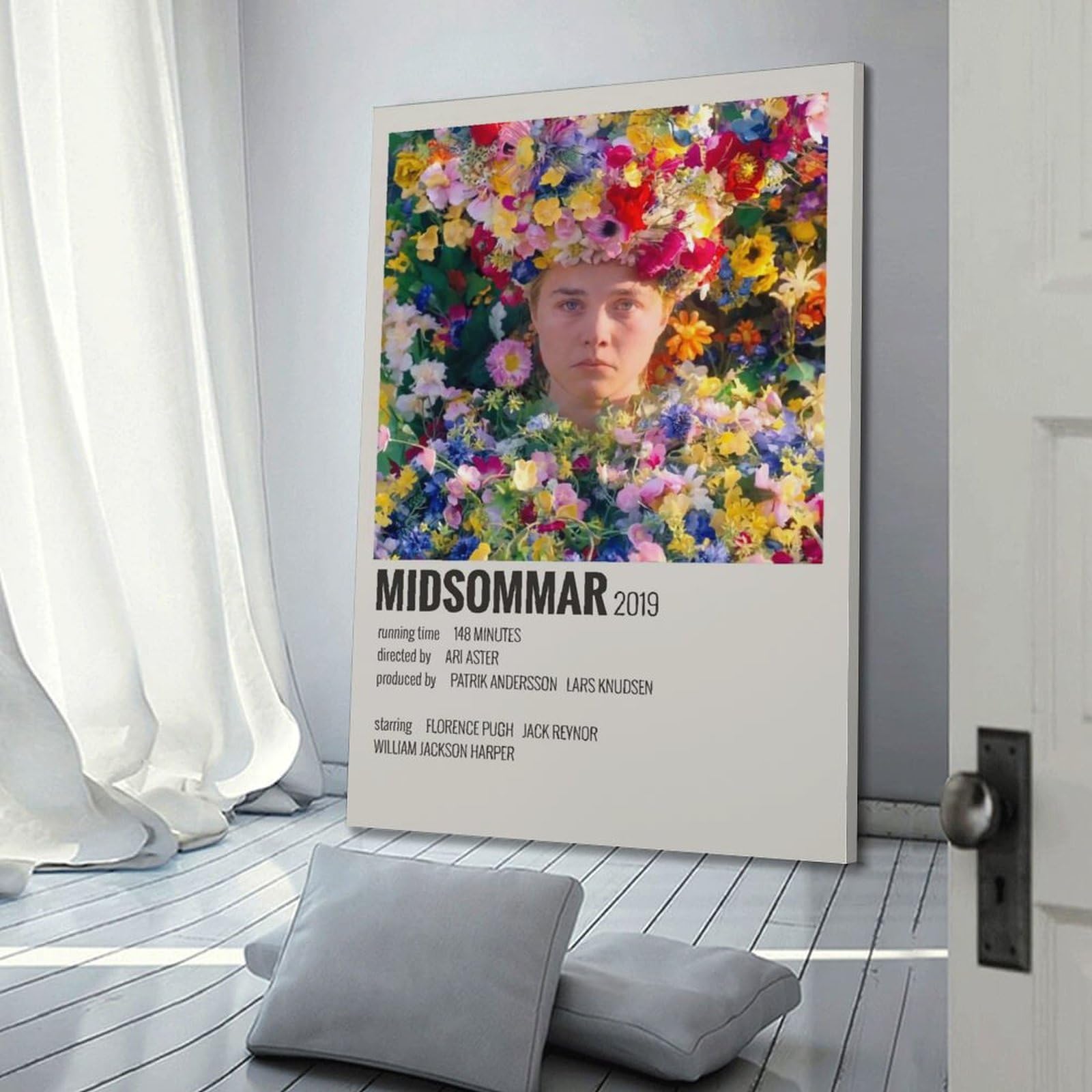Affiche Murale Vintage Midsommar Sur Toile - 30x45 Cm, Décoration Esthétique Pour Salon, Chambre, Sans Cadre