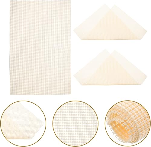 Miniatura 7 de DECHOUS 3 piezas antideslizantes para alfombras de silicona, almohadillas de esquina de cama, tapón, protector de área para corredores, alfombras de