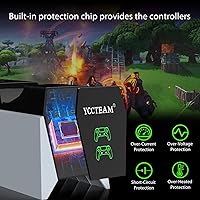 Vista 5 de YCCSKY Estación de carga del controlador PS5 base de carga de doble soporte para Playstation 5 Dualsense