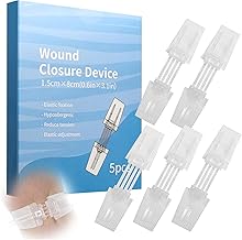 Wound Closures Strips Staple Plasters Pack of 5 Adhesive Bandages Wound Seam Strips for Camping & Outdoor Use