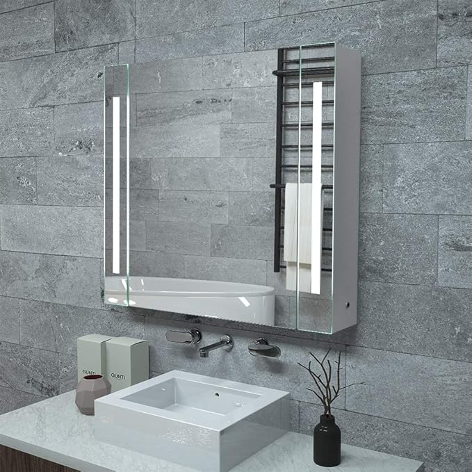 Janboe Illuminated Bathroom Antifog and Shaver Socket Led