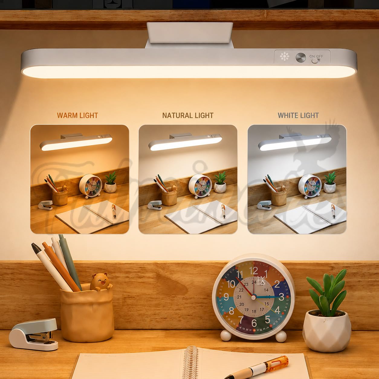 Fulminare Plastic LED Rechargeable Touch Lamp | Magnetic Stick-On Light with 3 Color Modes | USB Charging | Study, Wardrobe, Cabinet, Desk, Kitchen Use | 2-4 Hours Backup | Eye Protection Light (King)-picture-20