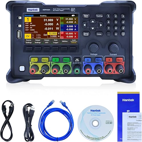 Miniatura 6 de Hantek Fuente de alimentación de CC HDP4424 Fuente de alimentación ajustable Fuente de alimentación lineal programable de banco