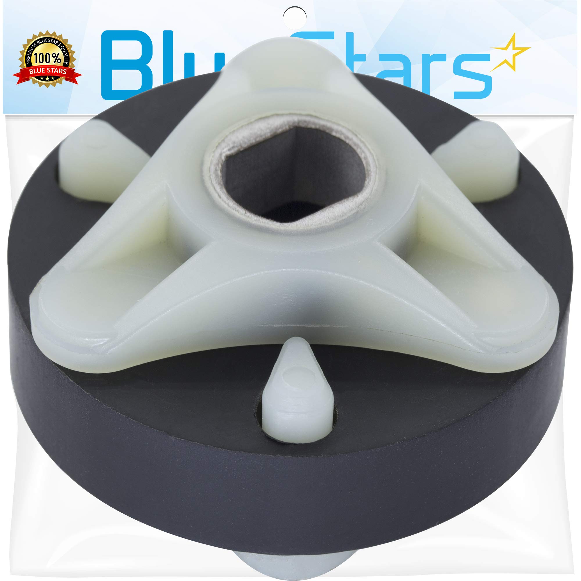 BlueStars Heavy Duty 285753A Direct Drive Motor Coupling Kit with METAL Core Replacement Part by Blue Stars - Exact Fit for Whirlpool & Kenmore Washers - Enhanced Durability and Support Heavy Duty