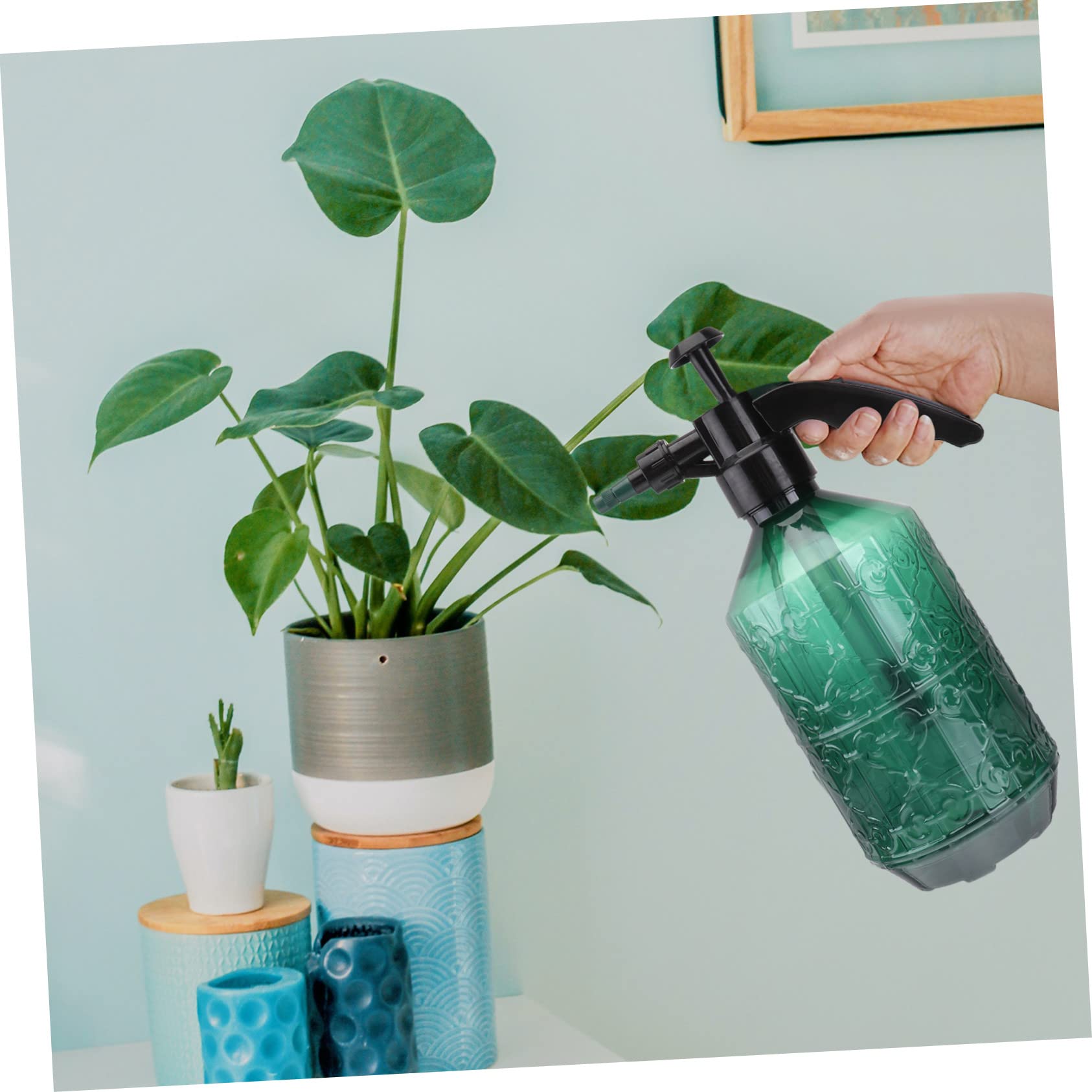 POPETPOP 2pièces Arrosoir à Pression Acier Vaporisateur De Jardinage pour Intérieur Et Extérieur Outil Arrosage Et Portable