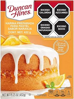 Duncan Hines Orange Supreme Cake Mix 15.25 oz - Moist, Zesty Orange Flavored Baking Mix for Easy Desserts