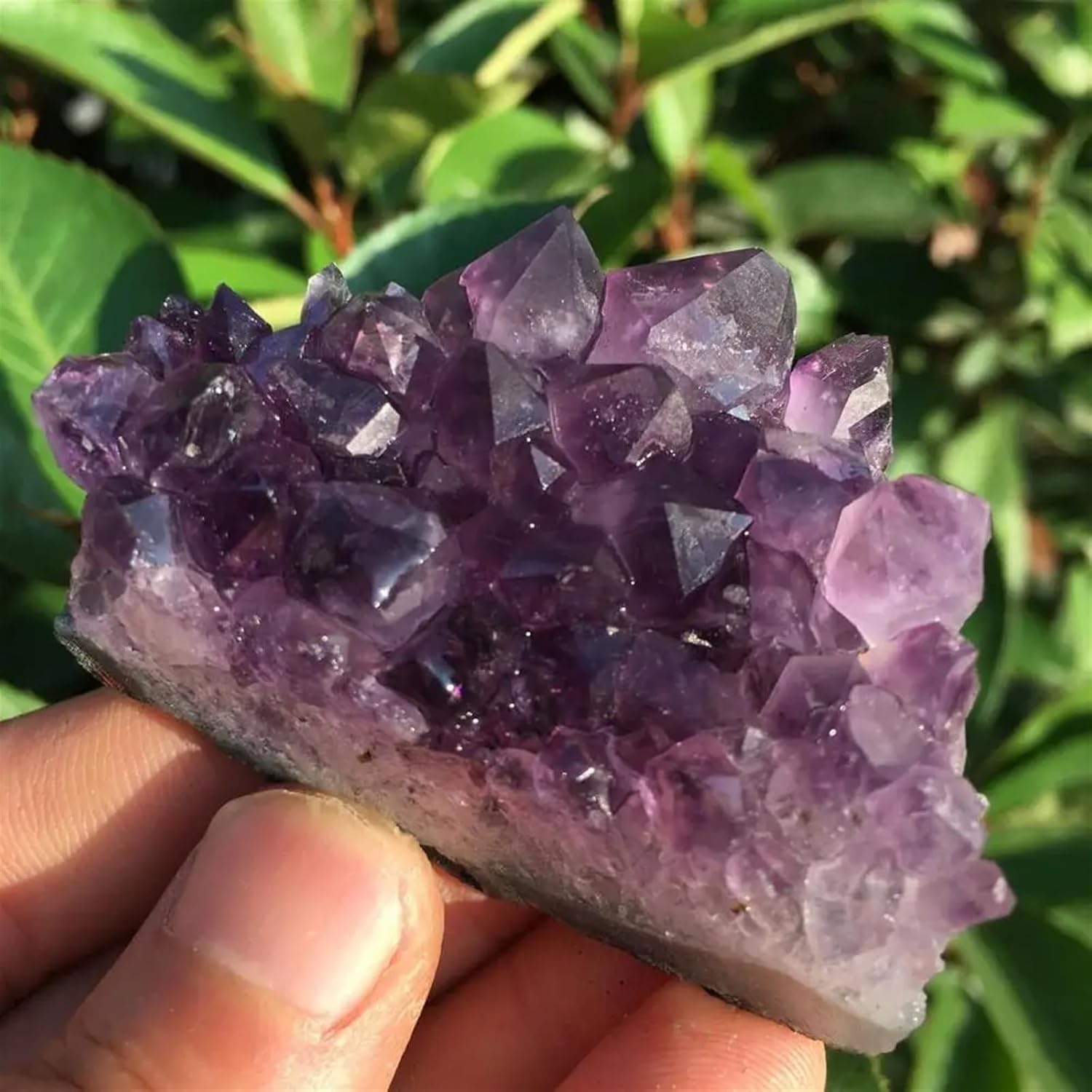 Dream Amethyst Quartz Crystal Cluster Ornaments (Size : 80-100g)