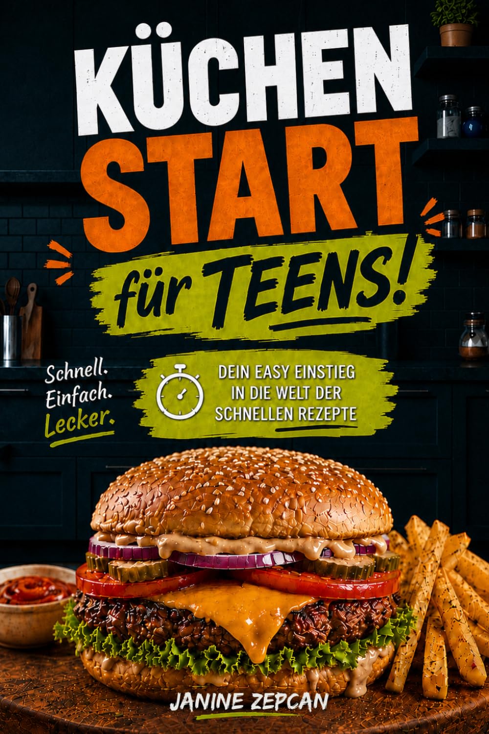 Küchenstart für Teens - Das Kochbuch für Teenager: Dein easy Einstieg in die Welt der schnellen Rezepte - einfach erklärt, schnell gemacht & richtig ... Einkaufslisten direkt einkaufen und loskochen