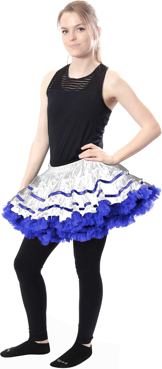 Multi Layered Tutu Skirt Adult Tulle Petticoat |Ruffle Tulle Christmas Tutu & Party Skirt (Style 441)