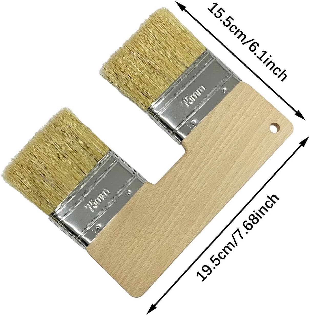 Double Paint Brush Double Heads Painting Brush for Watercolor Paints Varnish|Home & Garden|Home Improvement|Building & Hardware|Painting Supplies & Sprayers|Paint Brushes