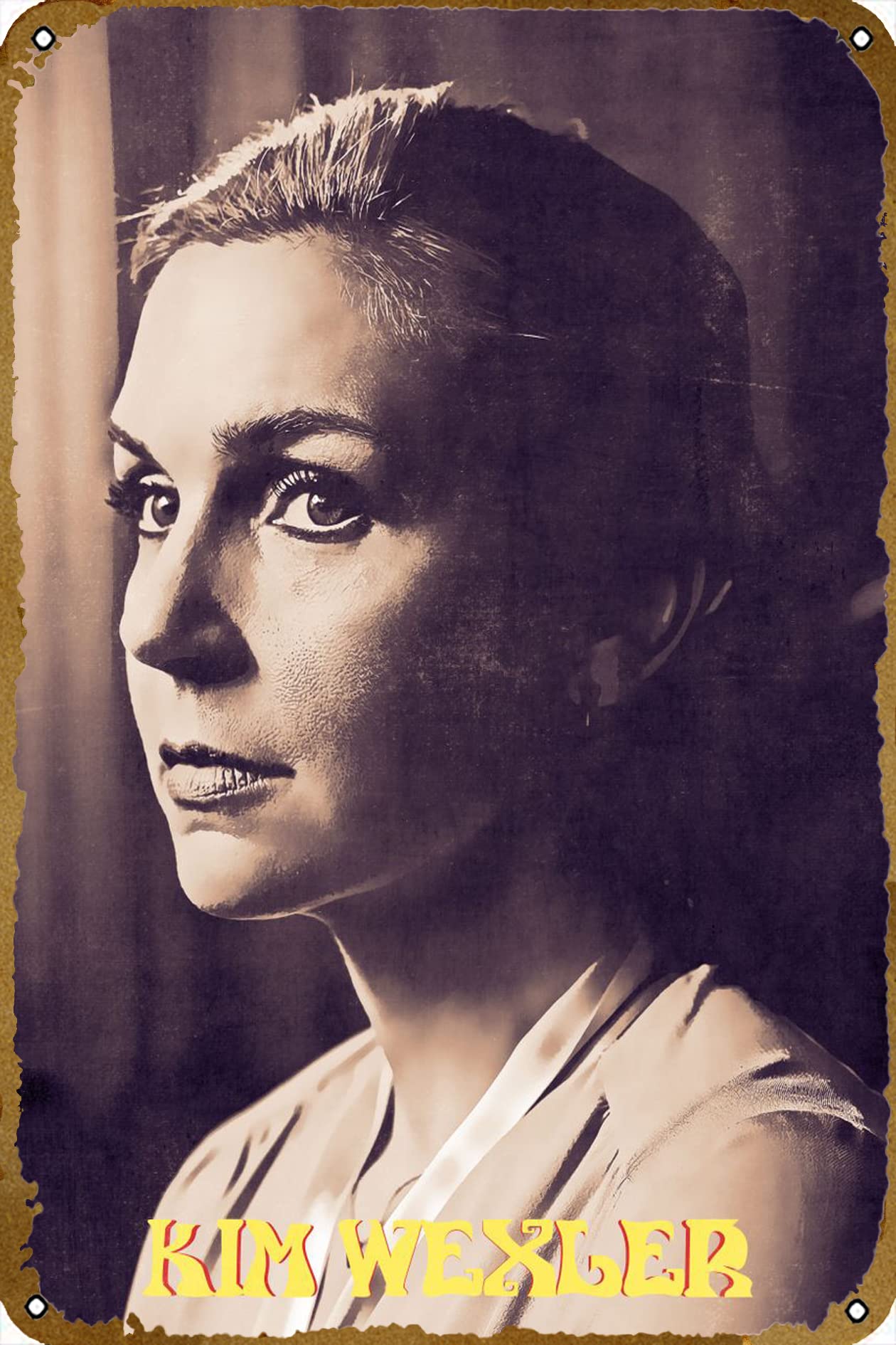 CHUUIIGO Kim Wexler poster Tv Show Retro Tin Sign Durable Wall Art Decor Movie Metal Sign Home Vintage Bedroom Decoration Sign 8x12 inch