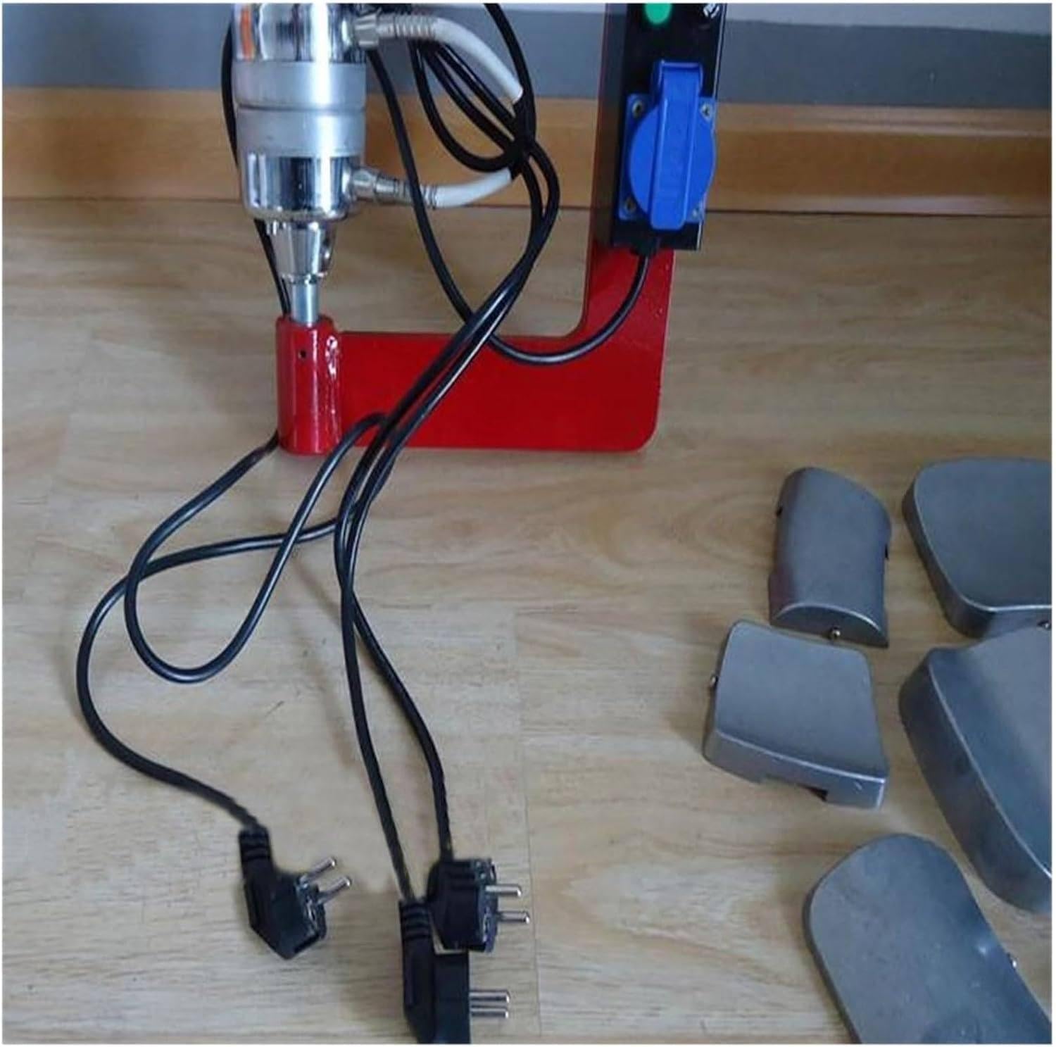 LINTAIZUO Vulcanizador automático de neumáticos, máquina vulcanizadora de neumáticos, Herramienta de reparación de calefacción de neumáticos con Control de Temperatura de sincronización, 170 ℃ -180 ℃