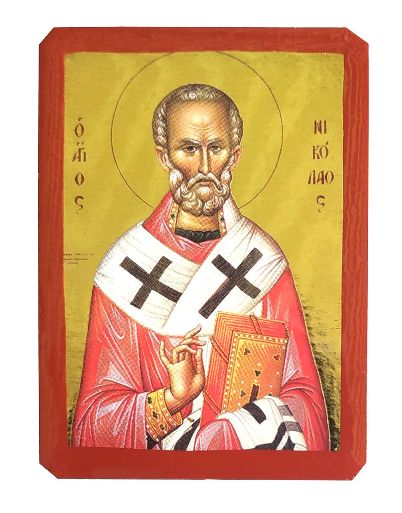 SAINT NICHOLAS, ARCHBISHOP OF MYRA IN LYCIA - Greek Byzantine Orthodox Icon