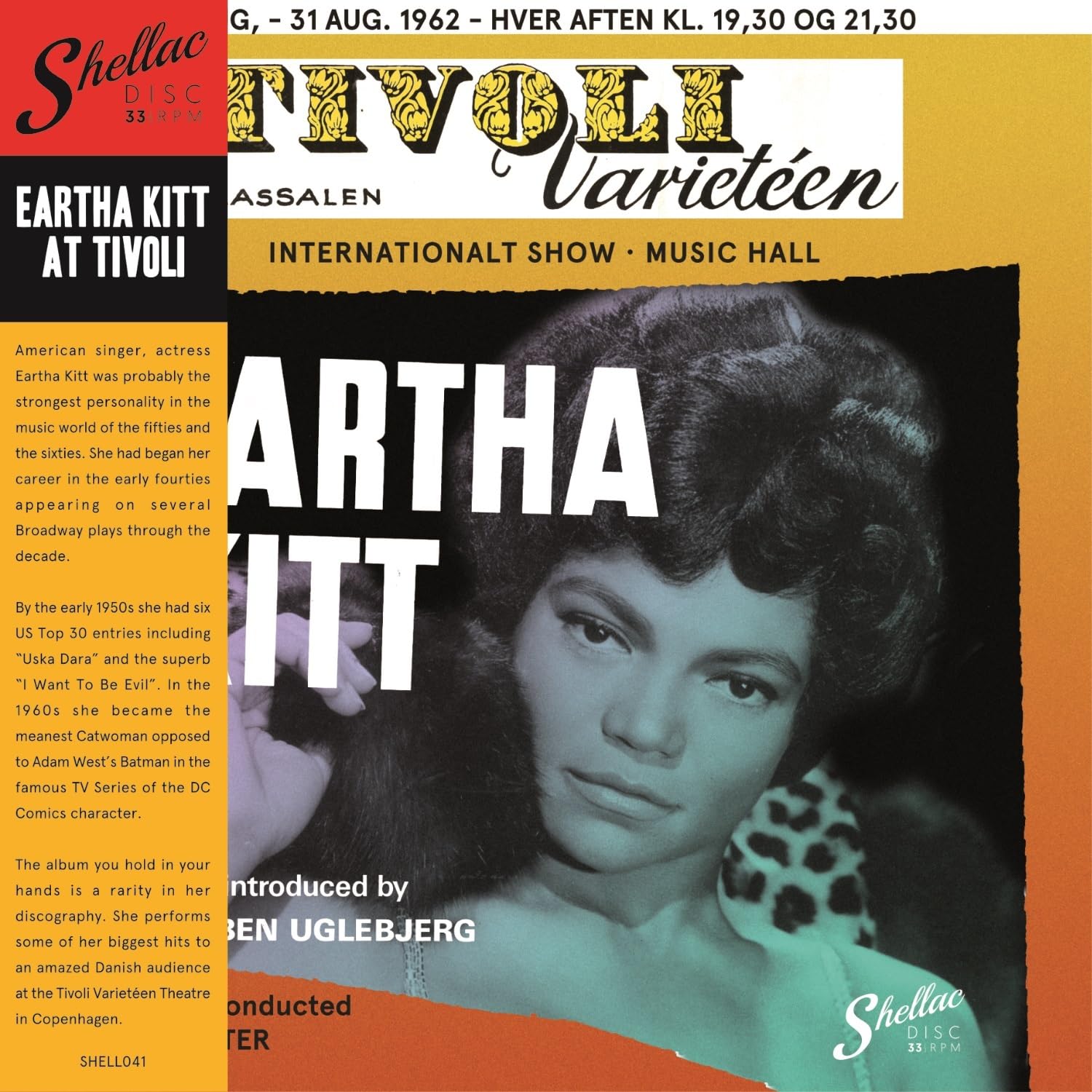 Eartha Kitt Eartha Kitt At Tivoli LP New 8435307618931