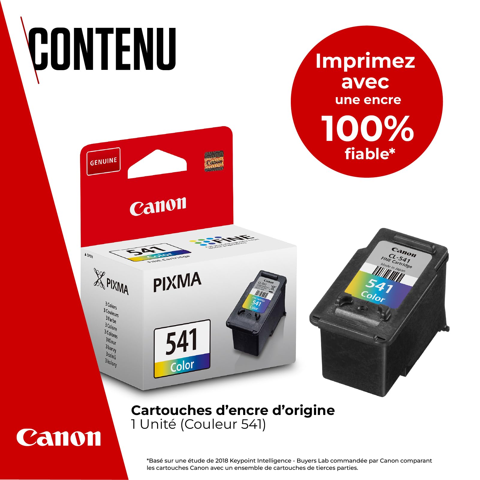 Canon CL-541 Cartouche Couleur Standard