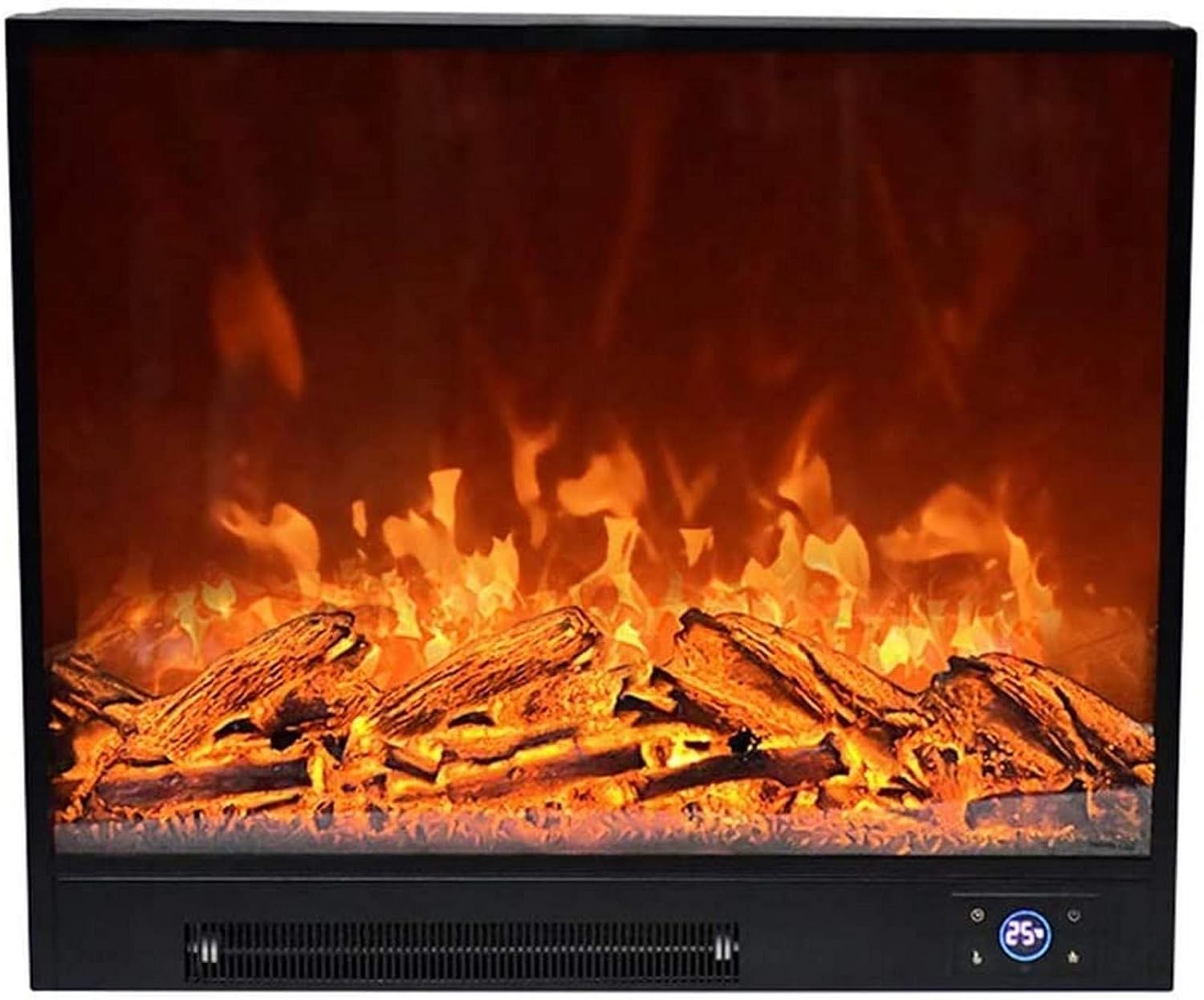 Estufa Eléctrica con Efecto De Llama, Calentador, Chimenea Portátil para Sala De Estar, Dormitorio, 700X600X180Mm