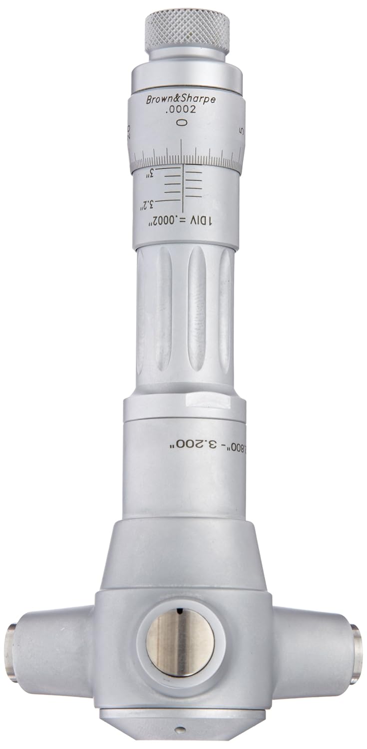 TESA Brown & Sharpe 59928132 Style A Intrimik Inside Micrometer, 2.8