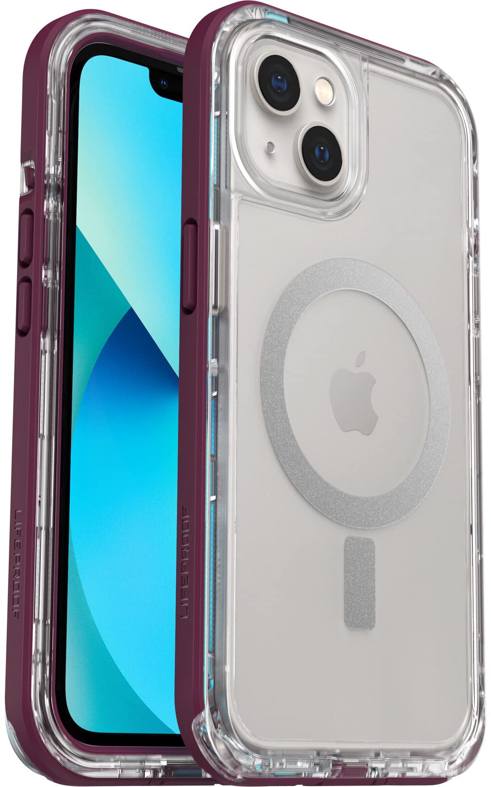 LifeProof Next Screenless Series Case for MagSafe for iPhone 13 (NOT Mini/Pro/Pro Max) Non-Retail Packaging - Essential Purple