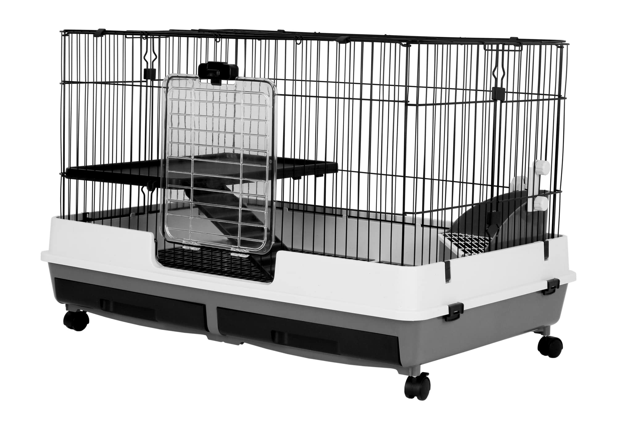 A&E Cage Company 52485052: Cage Deluxe 2 Level 32X21X26