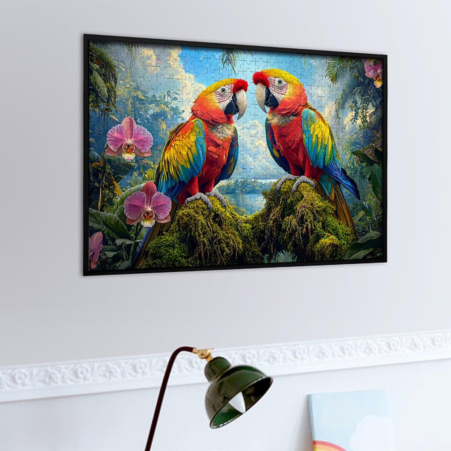 1500 Pezzi di Puzzle, pappagallo1500 Pezzi di Puzzle per Adulti, Regalo di Anniversario, Regalo di Natale, Decorazione Della Casa, Prevenzione Della Degenerazione Cerebrale Negli Anziani v-959